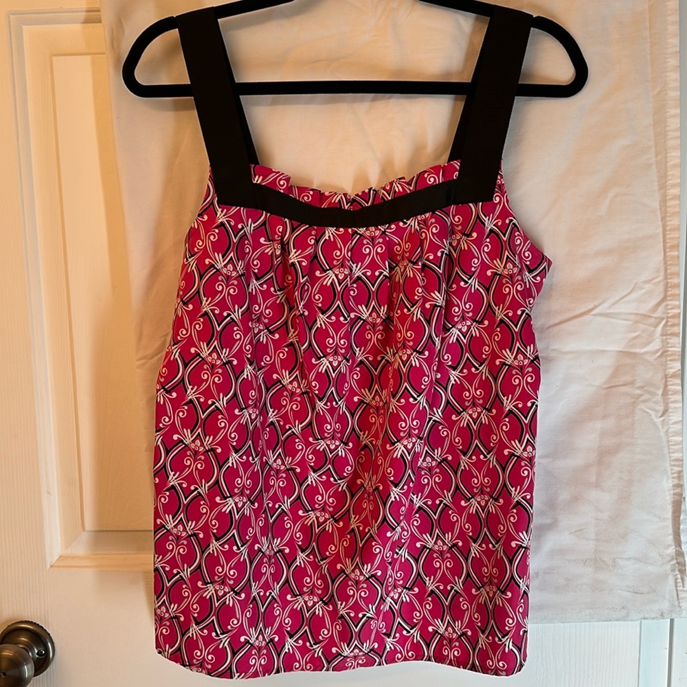 Ann Taylor Loft, medium, pink tank top blouse